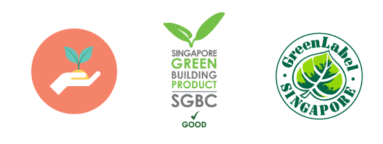 ONEWOOD has been awarded the Singapore Green Label Scheme and Singapore Green Building Product Certification